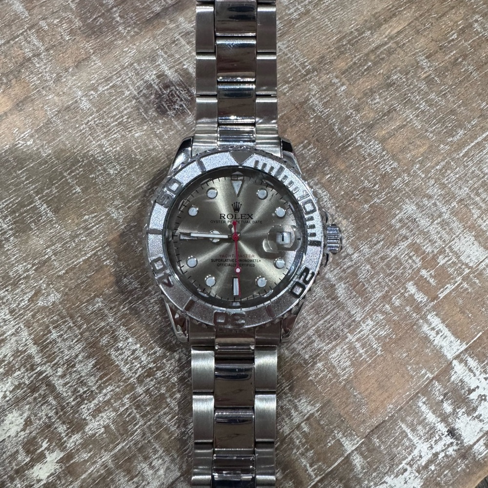 Unisex Silver and Gray Watch